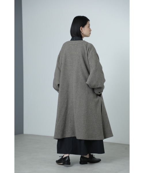 mici（ミチ）の「(mici)ガウンコート（その他アウター・レディース・ブラウン/ベージュ・ONE SIZE）」の9枚目の写真