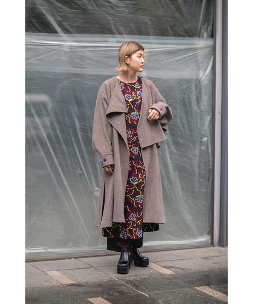 mici（ミチ）の「(mici)ガウンコート（その他アウター・レディース・ブラウン/ベージュ・ONE SIZE）」の21枚目の写真