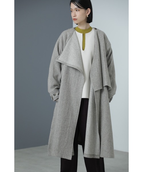 mici（ミチ）の「(mici)ガウンコート（その他アウター・レディース・ブラウン/ベージュ・ONE SIZE）」の4枚目の写真
