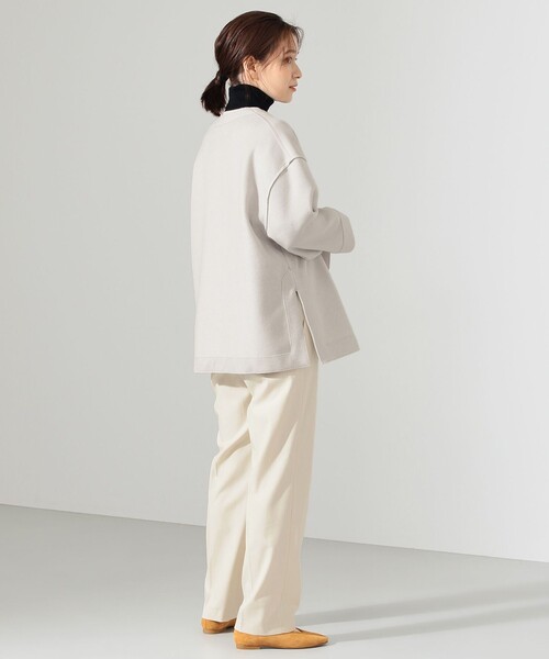 SHARE PARK（シェアパーク）の「【洗える】WOOLETカフタンプルオーバー（ニット/セーター・レディース・ライトグレー系/ベージュ系・1）」の7枚目の写真