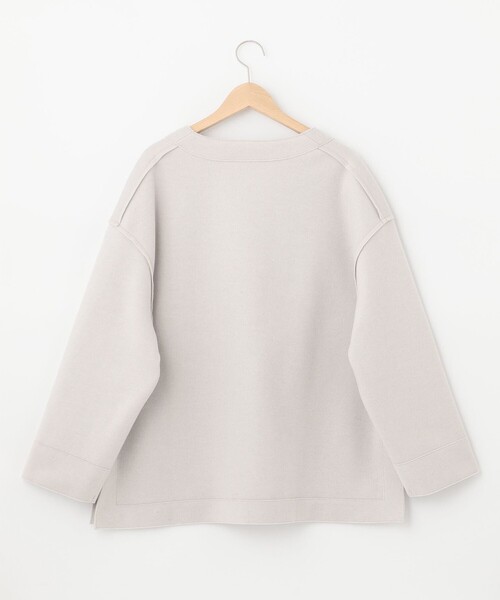 SHARE PARK（シェアパーク）の「【洗える】WOOLETカフタンプルオーバー（ニット/セーター・レディース・ライトグレー系/ベージュ系・1）」の10枚目の写真