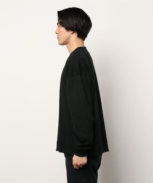 BACK NUMBER（バックナンバー）の「【WEB限定】 スーパービッグサイズ無地クルーネックスウェット／セットアップ対応（スウェット・メンズ・ブラック/ベージュ/パープル/グレー/オフホワイト/ブルー・XL/S/M/L）」の7枚目の写真