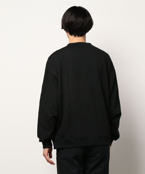 BACK NUMBER（バックナンバー）の「【WEB限定】 スーパービッグサイズ無地クルーネックスウェット／セットアップ対応（スウェット・メンズ・ブラック/ベージュ/パープル/グレー/オフホワイト/ブルー・XL/S/M/L）」の8枚目の写真