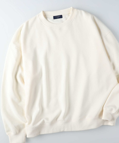 BACK NUMBER（バックナンバー）の「【WEB限定】 スーパービッグサイズ無地クルーネックスウェット／セットアップ対応（スウェット・メンズ・ブラック/ベージュ/パープル/グレー/オフホワイト/ブルー・XL/S/M/L）」の2枚目の写真