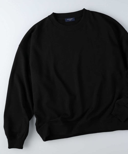 BACK NUMBER（バックナンバー）の「【WEB限定】 スーパービッグサイズ無地クルーネックスウェット／セットアップ対応（スウェット・メンズ・ブラック/ベージュ/パープル/グレー/オフホワイト/ブルー・XL/S/M/L）」の3枚目の写真