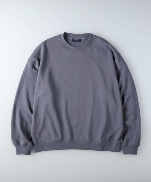 BACK NUMBER（バックナンバー）の「【WEB限定】 スーパービッグサイズ無地クルーネックスウェット／セットアップ対応（スウェット・メンズ・ブラック/ベージュ/パープル/グレー/オフホワイト/ブルー・XL/S/M/L）」の21枚目の写真