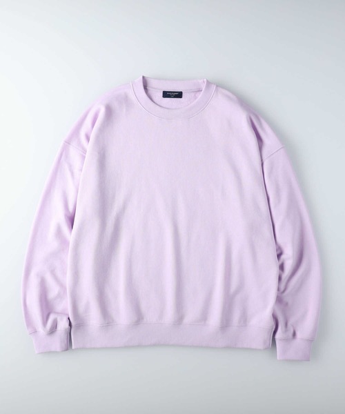 BACK NUMBER（バックナンバー）の「【WEB限定】 スーパービッグサイズ無地クルーネックスウェット／セットアップ対応（スウェット・メンズ・ブラック/ベージュ/パープル/グレー/オフホワイト/ブルー・XL/S/M/L）」の11枚目の写真