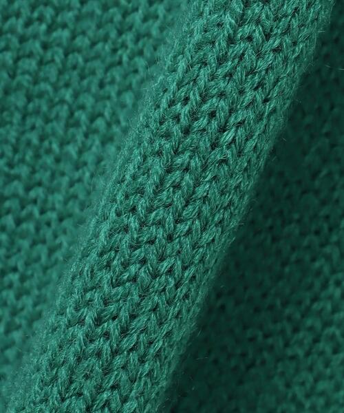 INGNI(イング)の「ハーフジップニット(ニット/セーター・レディース・グリーン/アイボリー/ブラック/オレンジ/マスタード/ピンク・M)」の13枚目の写真