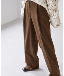 レア TODAYFULトゥデイフル★チェックジャガード タックトラウザーズ TODAYFUL トゥデイフル 即日発送 LIFE's ライフズ Checkjacquard