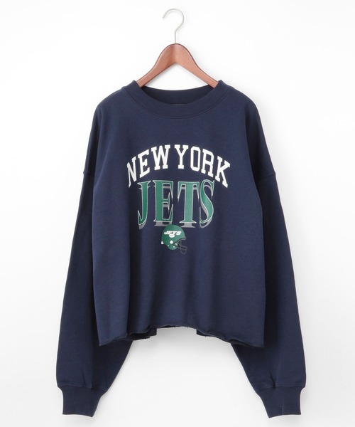 NFL（ナショナルフットボールリーグ　）の「【NFL×niko and ...】コラボ裏毛プルオーバー（スウェット・レディース・ネイビー/レッド/オフホワイト/グリーン/ナチュラル/オレンジ・FREE）」の5枚目の写真