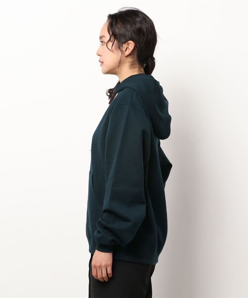 Bshop(ビショップ)の「【Handkerchief Club】裏毛スウェットフーディー WOMEN(パーカー・レディース・グレー/グリーン・0)」の3枚目の写真