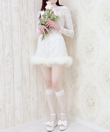 lilLilly | フェザーファーショートパンツ(その他パンツ)