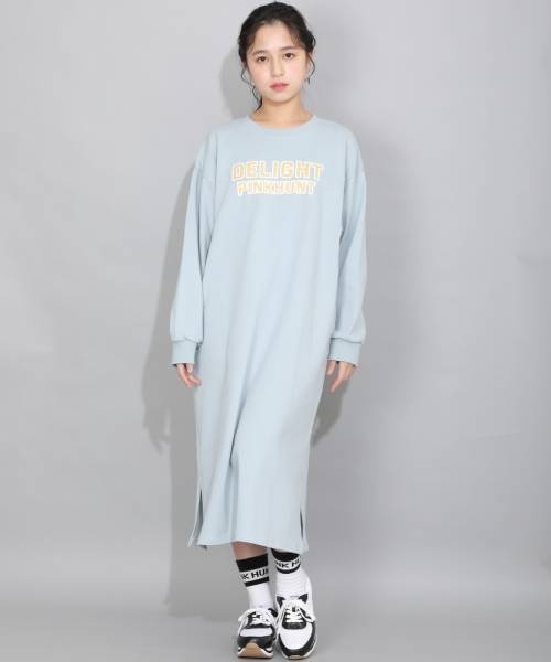 PINKHUNT（ピンクハント）の「PINKHUNT シンプルカレッジワンピース 6350K（ワンピース・キッズ・ブラック/ブルー系その他2・120cm/130cm/140cm/150cm/160cm）」の2枚目の写真