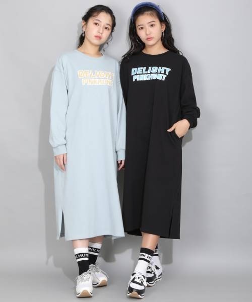 PINKHUNT（ピンクハント）の「PINKHUNT シンプルカレッジワンピース 6350K（ワンピース・キッズ・ブラック/ブルー系その他2・120cm/130cm/140cm/150cm/160cm）」の8枚目の写真