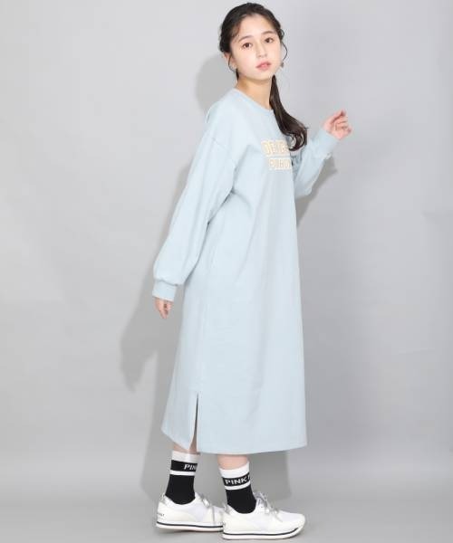 PINKHUNT（ピンクハント）の「PINKHUNT シンプルカレッジワンピース 6350K（ワンピース・キッズ・ブラック/ブルー系その他2・120cm/130cm/140cm/150cm/160cm）」の6枚目の写真