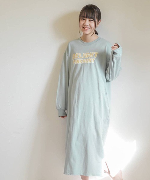 PINKHUNT（ピンクハント）の「PINKHUNT シンプルカレッジワンピース 6350K（ワンピース・キッズ・ブラック/ブルー系その他2・120cm/130cm/140cm/150cm/160cm）」の9枚目の写真