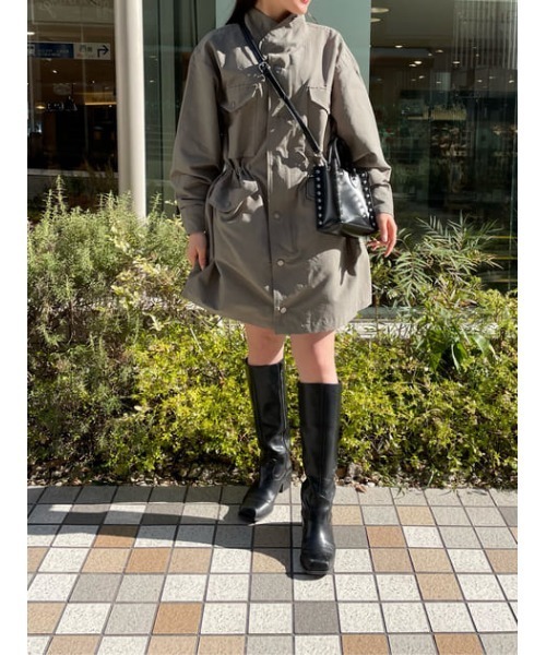 MOUSSY（マウジー）の「STUDS HANDLE バッグ（ショルダーバッグ・レディース・ホワイト/ブラック・FREE）」の14枚目の写真