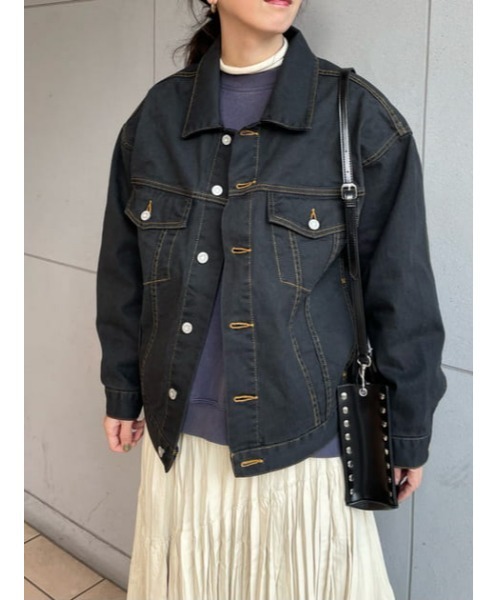 MOUSSY（マウジー）の「STUDS HANDLE バッグ（ショルダーバッグ・レディース・ホワイト/ブラック・FREE）」の12枚目の写真