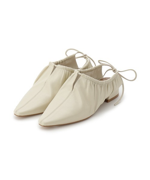 FRAY I.D(フレイアイディー)の「バッグリボンフラットパンプス(パンプス・レディース・ブラック/ホワイト・37/36/38)」の9枚目の写真