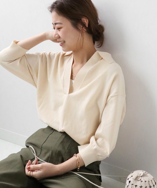JOURNAL STANDARD relume - JORNAL STANDARD relume ウールポロ ニット JOURNAL STANDARD relume ニット セーター 「追加2