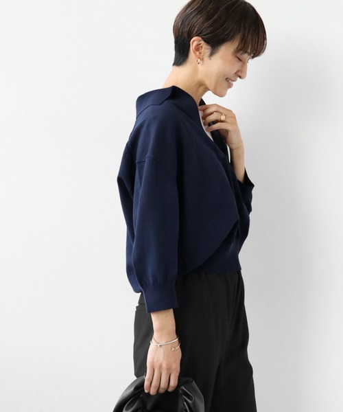 【1度着用のみ美品】 ジャーナルスタンダードレリューム スキッパーニットポロ セール】スキッパーニットポロ◇（ニット/セーター）｜JOURNAL