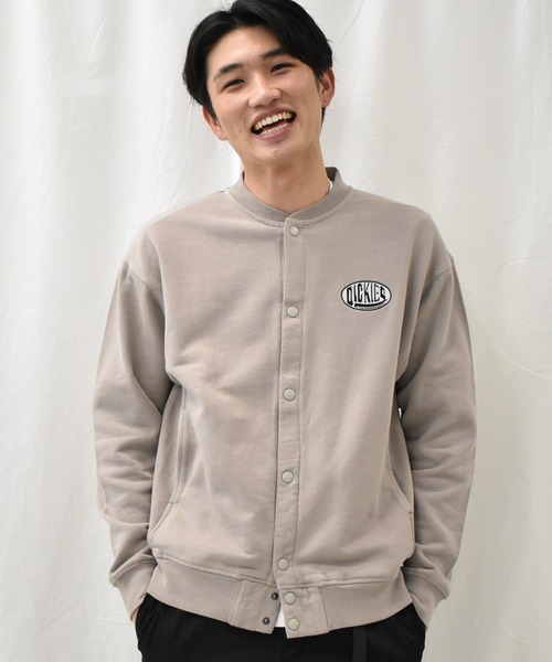 Dickies(ディッキーズ)の「<Dickies/ディッキーズ>綿100%裏毛ドットボタンカーデ(カーディガン/ボレロ・メンズ・ブラック/グレイッシュベージュ・M/L/XL)」の12枚目の写真