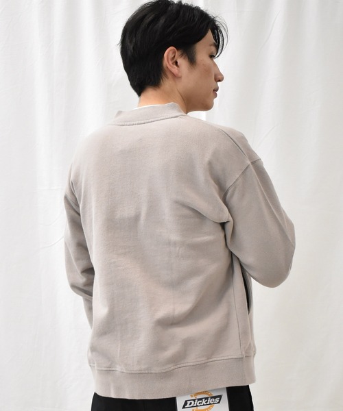 Dickies(ディッキーズ)の「<Dickies/ディッキーズ>綿100%裏毛ドットボタンカーデ(カーディガン/ボレロ・メンズ・ブラック/グレイッシュベージュ・M/L/XL)」の15枚目の写真