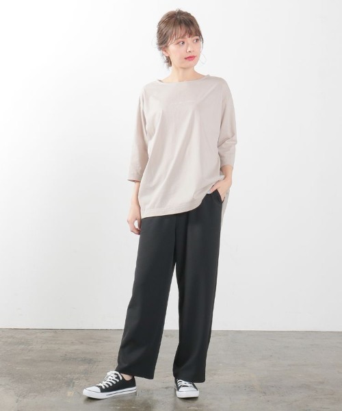 Honeys(ハニーズ)の「カットストレートパンツ(その他パンツ・レディース・ベージュ/ブルーグレー/ブラック/ラベンダー/モカ・LL/L/M)」の6枚目の写真