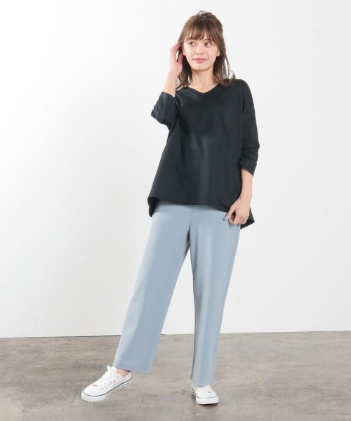 Honeys(ハニーズ)の「カットストレートパンツ(その他パンツ・レディース・ベージュ/ブルーグレー/ブラック/ラベンダー/モカ・LL/L/M)」の10枚目の写真