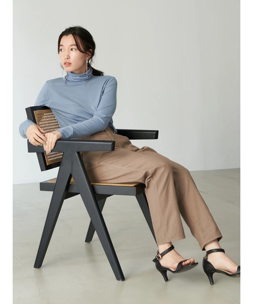 earth music&ecology（アースミュージックアンドエコロジー）の「ベイカーパンツ*（その他パンツ・レディース・カーキ/モカ・S/M）」の12枚目の写真