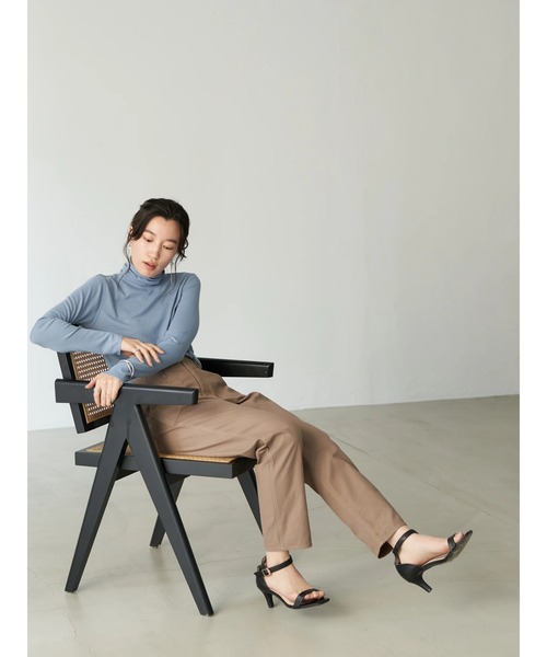 earth music&ecology（アースミュージックアンドエコロジー）の「ベイカーパンツ*（その他パンツ・レディース・カーキ/モカ・S/M）」の13枚目の写真