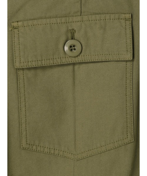 earth music&ecology（アースミュージックアンドエコロジー）の「ベイカーパンツ*（その他パンツ・レディース・カーキ/モカ・S/M）」の20枚目の写真