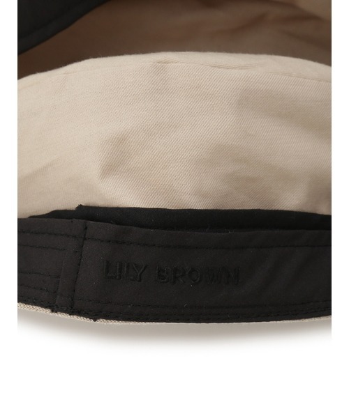 LILY BROWN（リリーブラウン）の「リネンキャスケット（キャスケット・レディース・ベージュ/ブラウン/ブラック・FREE）」の13枚目の写真