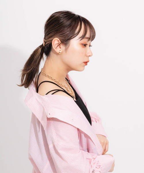 nemne store（ネンネストア）の「【 ストラップ長さ調節可能】バッククロスストラップカップ付きキャミソール（キャミソール・レディース・ブラック/ベージュ/オレンジ/グリーン/アイボリー・フリー）」の11枚目の写真