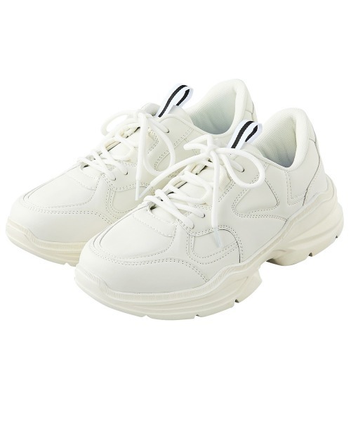 GeeRA（ジーラ）の「厚底ダッドスニーカー（スニーカー・レディース・アイボリー/グレー/ブラック・MEDIUM/LARGE/X-LARGE/SMALL）」の13枚目の写真