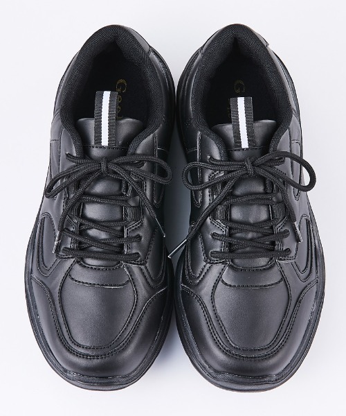 GeeRA（ジーラ）の「厚底ダッドスニーカー（スニーカー・レディース・アイボリー/グレー/ブラック・MEDIUM/LARGE/X-LARGE/SMALL）」の4枚目の写真