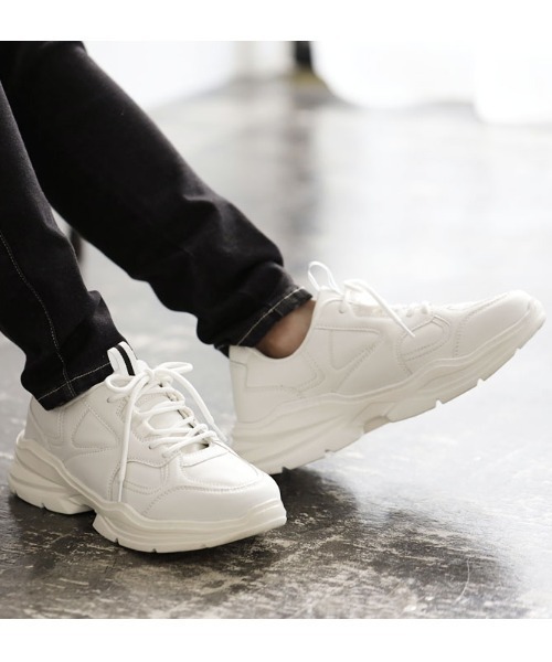 GeeRA（ジーラ）の「厚底ダッドスニーカー（スニーカー・レディース・アイボリー/グレー/ブラック・MEDIUM/LARGE/X-LARGE/SMALL）」の16枚目の写真