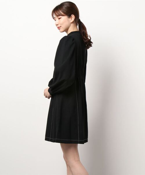 ems excite（エムズエキサイト）の「ステッチミニワンピース（ワンピース・レディース・ブラウン/グリーン/ブラック・FREE）」の15枚目の写真