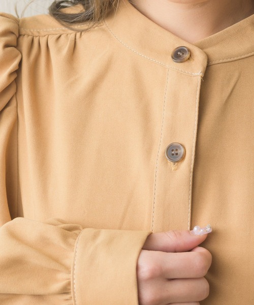 ems excite（エムズエキサイト）の「ステッチミニワンピース（ワンピース・レディース・ブラウン/グリーン/ブラック・FREE）」の13枚目の写真