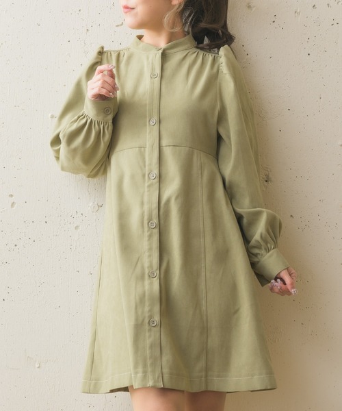 ems excite（エムズエキサイト）の「ステッチミニワンピース（ワンピース・レディース・ブラウン/グリーン/ブラック・FREE）」の18枚目の写真