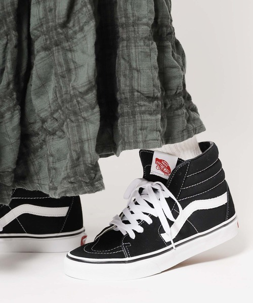 VANS(バンズ)の「VANS/ヴァンズ Sk8-Hi スニーカー ハイカット スケートハイ スケハイ(スニーカー・メンズ・ダークネイビー/ホワイト/ブラック・8/10/9/8h/9h/27.0cm/24.0cm/23.5cm/26.5cm/27.5cm/28.0cm/24.5cm/23.0cm/25.0cm/26.0cm/7h/10h/6h/5/6/7/5h)」の6枚目の写真