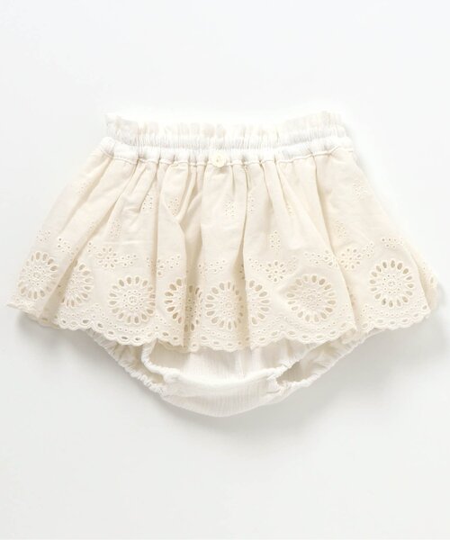 apres les cours（アプレレクール）の「ベビーカットワークレースブルマ（その他ベビーウェア・キッズ・ミント/アイボリー・80）」の2枚目の写真