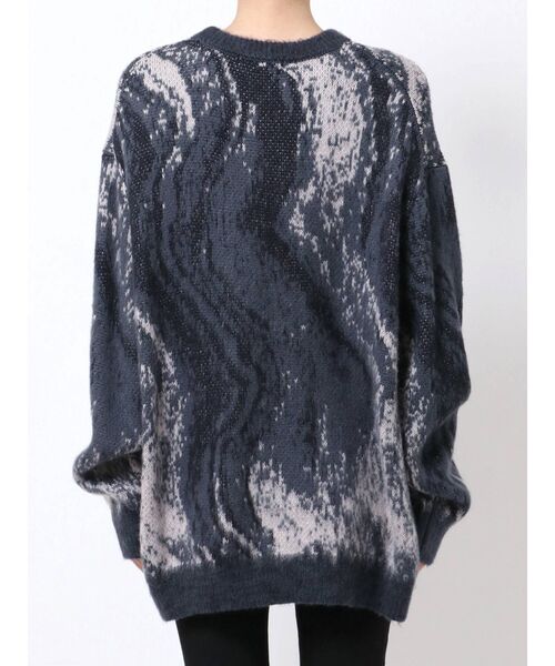 EMODA（エモダ）の「ジャガードウェーブニット（ニット/セーター・レディース・グレー/ベージュ/オレンジ・FREE）」の15枚目の写真