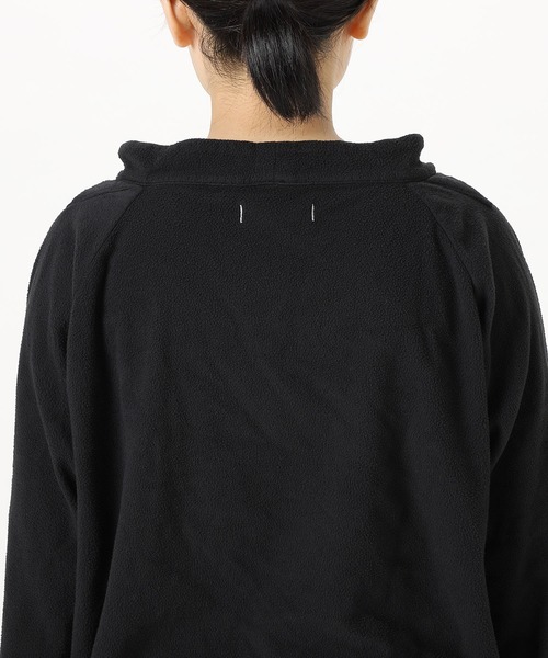 SETTO(セット)の「FISH SMOCK:フリーススモック(Tシャツ/カットソー・レディース・ブラック・XS/S)」の11枚目の写真