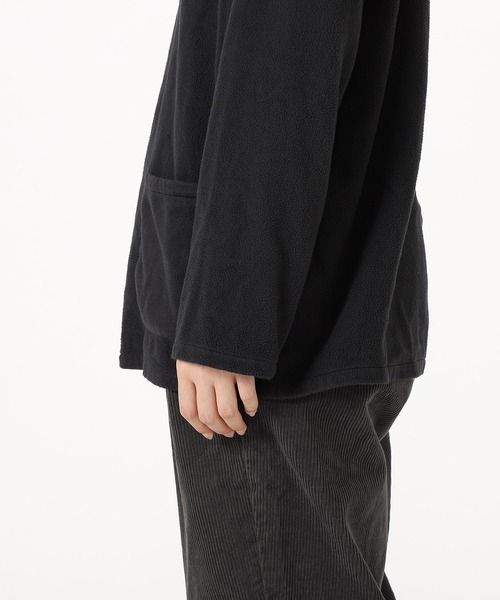 SETTO(セット)の「FISH SMOCK:フリーススモック(Tシャツ/カットソー・レディース・ブラック・XS/S)」の10枚目の写真