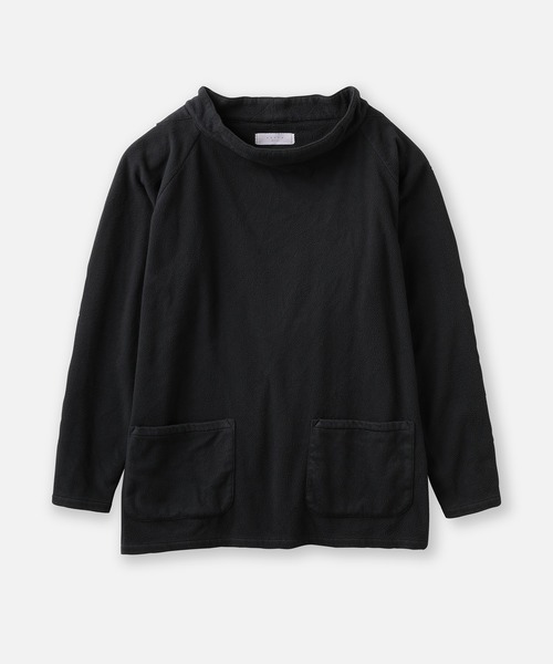 SETTO(セット)の「FISH SMOCK:フリーススモック(Tシャツ/カットソー・レディース・ブラック・XS/S)」の7枚目の写真