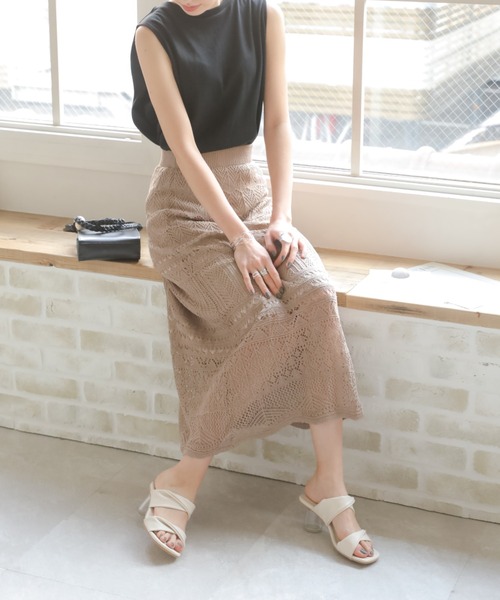 VIVIAN（ヴィヴィアン）の「ダブルツイストベルトクリアヒールミュールサンダル（サンダル・レディース・ブルー/グレー系その他7/ブラック/アイボリー・L/LL/M/S）」の10枚目の写真