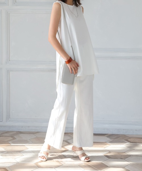 VIVIAN（ヴィヴィアン）の「ダブルツイストベルトクリアヒールミュールサンダル（サンダル・レディース・ブルー/グレー系その他7/ブラック/アイボリー・L/LL/M/S）」の11枚目の写真