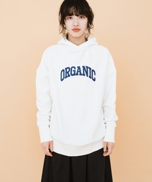 haco! | 楽ちんな服こそかっこつけたい！ＰＢＰオーガニックコットン　カレッジロゴ風スウェットパーカー（ユニセックス）(パーカー)