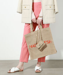 MAISON BENGAL | 【MAISON BENGAL/ メゾンベンガル】別注ジュートプリントトートM(トートバッグ)